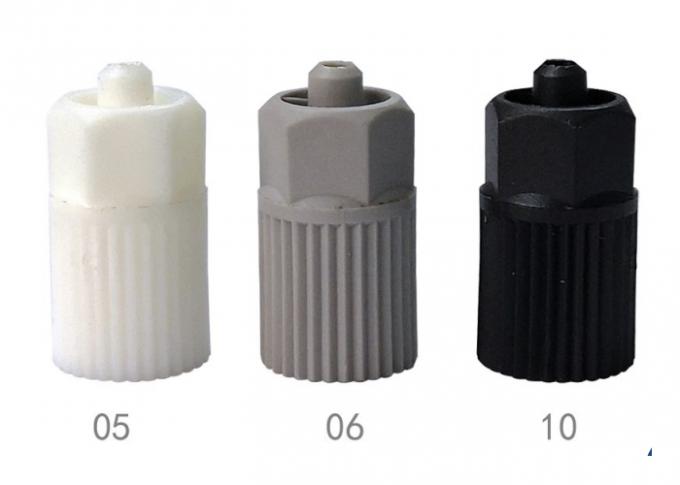 Adaptadores compatibles de dispensación de la aguja del tubo MT-DA-05-00, MT-DA-06-08 y MT-DA-10-00 del pegamento inoxidable del punto.