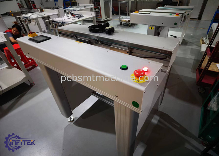 Transportador de gama alta de la inspección de SMT de 1 metro, transportadores del vínculo de SMT del diseño modular - equipo de dirección del tablero de INFITEK