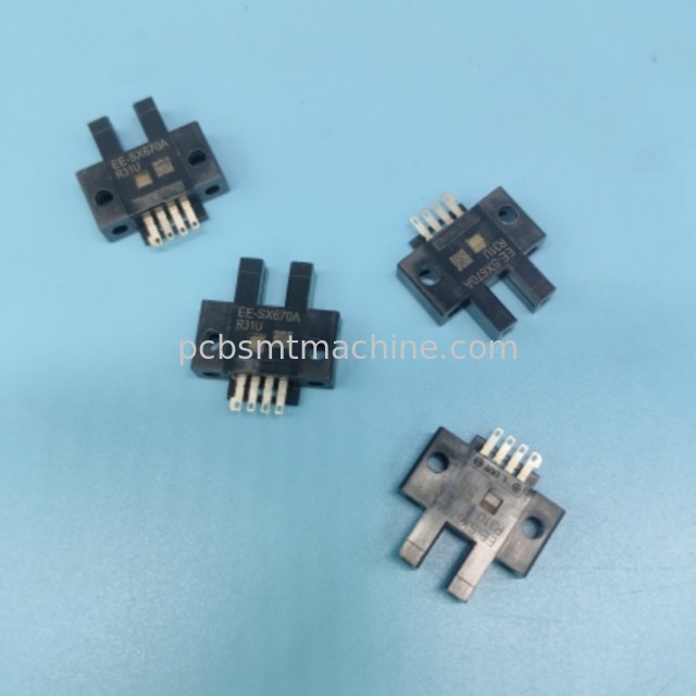EE-SX670A Microsensor fotométrico de tipo ranura con conector seleccionable con encendido oscuro/encendido luminoso