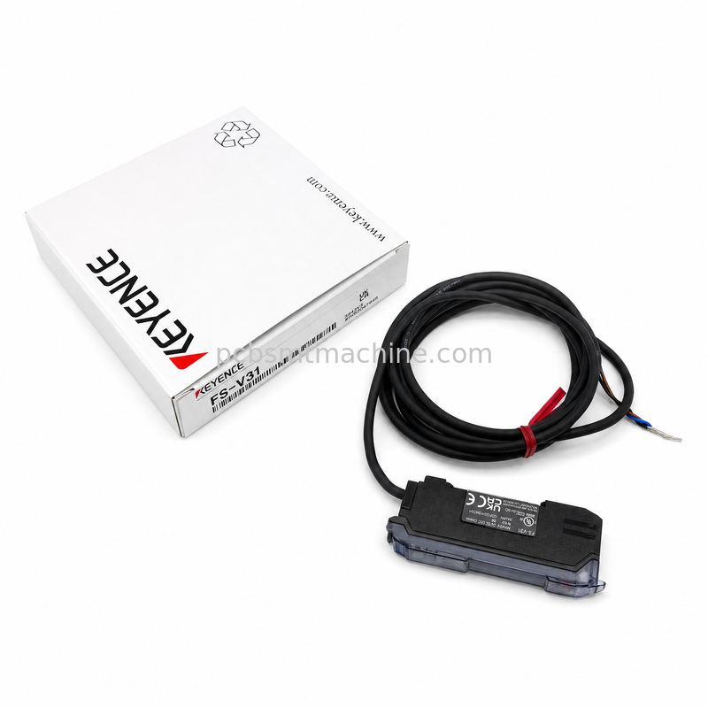 Keyence FS-V31 Digital Fiber Optic Amplifier | 33μs High-Speed NPN Industrial Fiber Sensor for SMT PCB Assembly
