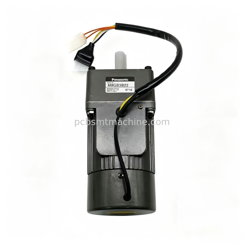 Motor de engranajes Panasonic M8GB3B22 con eje paralelo 3: 1 y potencia nominal de 25W para la instalación de plug-and-play en impresoras SMT Nachime