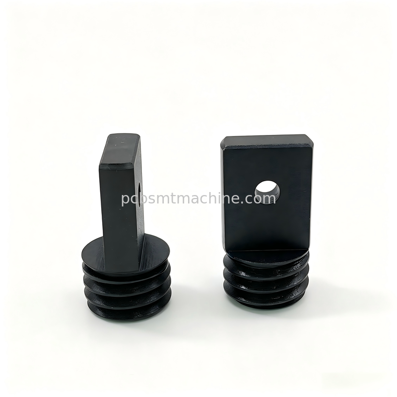 N210193243AA Replacement SMT Rubber Shock Absorber Damper Plug with Multi-layer Ribbed Design and Square Mounting Base