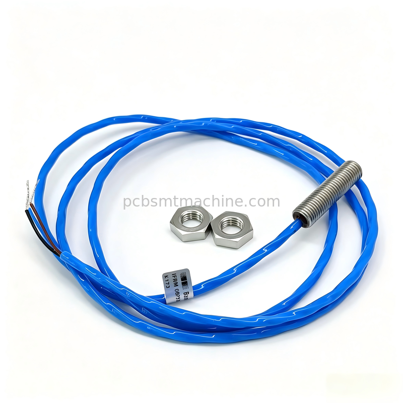 Baumer IFRM08P3707 M8 Sensor de Proximidad Inductivo de Montaje de Riego con salida PNP NO y carcasa de acero inoxidable IP67