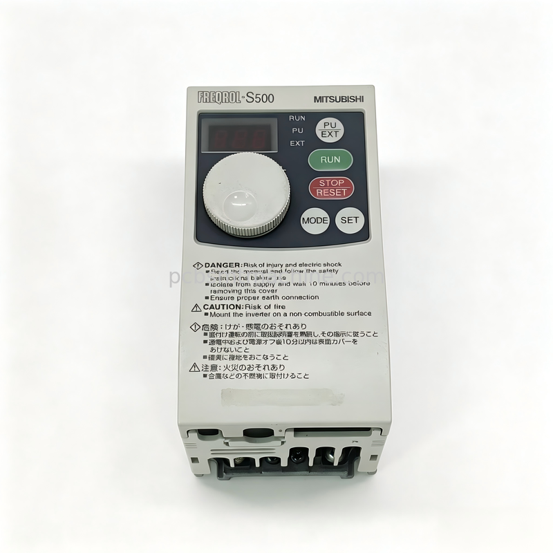 Mitsubishi Electric FR-S510WE-0.1K Inversor VFD monofásico de 0,1 kW con comunicación RS-485 para máquinas SMT