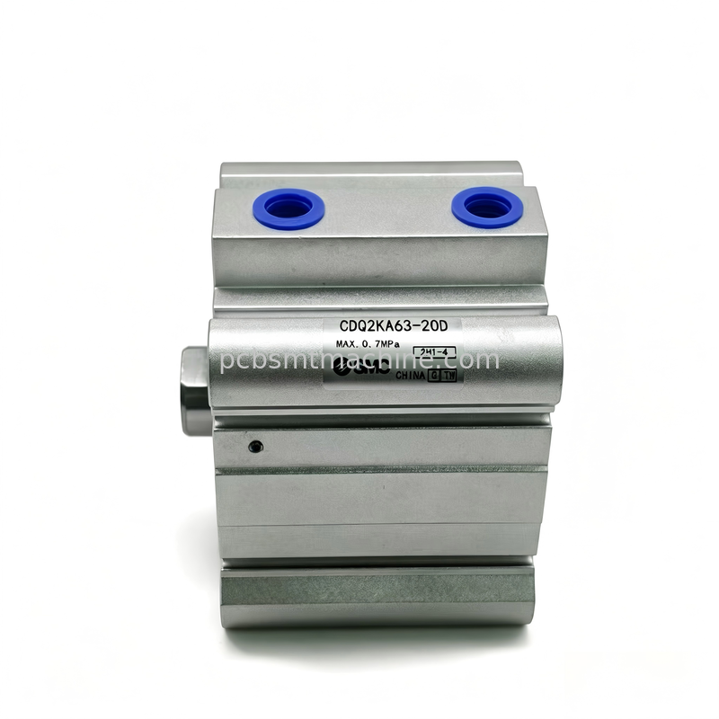 SMC CDQ2KA63-20D Compact Cylinder with 63 mm Bore Size 20 mm Stroke and Non-Rotating Rod for Panasonic NPM SMT Equipment