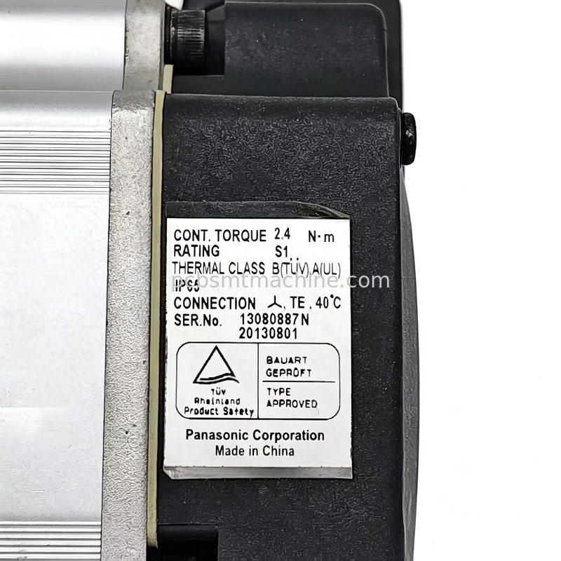 0.75 kW AC Servo Motor with 20-bit Incremental Encoder and IP65 Protection for Samsung SMT Mounter