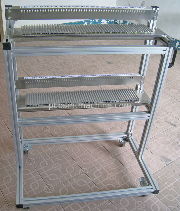 Artículo (2) dos capas, 50 SERIES de Samsung SM de las ranuras del alimentador con el carro del alimentador de la CAJA para las unidades componentes del alimentador de Samsung