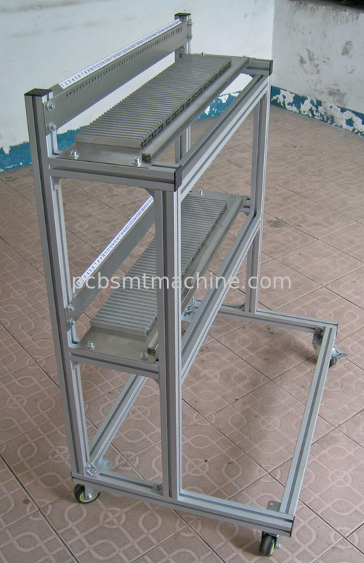 Artículo (2) dos capas, 50 SERIES de Samsung SM de las ranuras del alimentador con el carro del alimentador de la CAJA para las unidades componentes del alimentador de Samsung