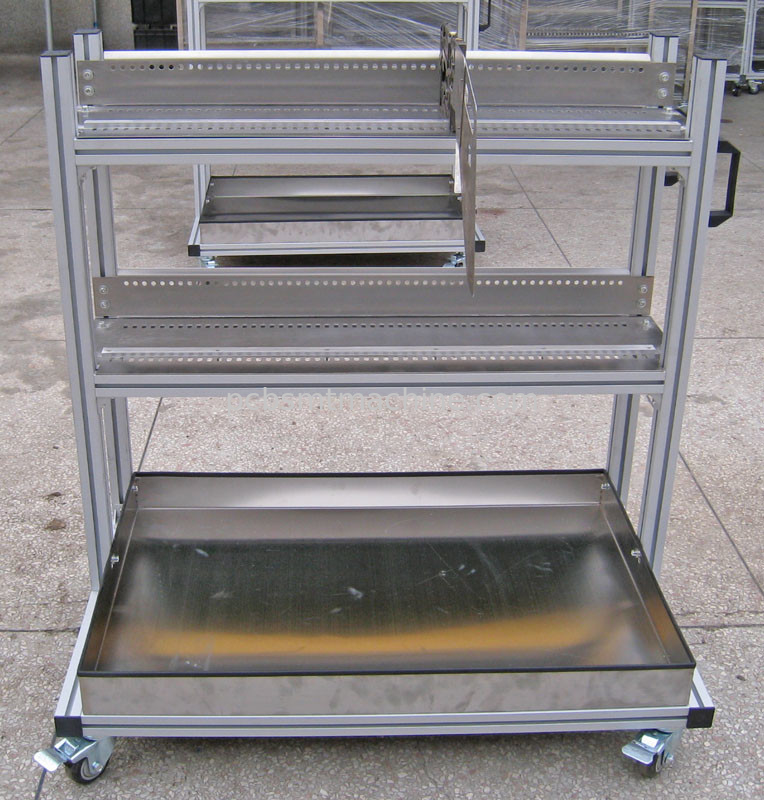 Carro del alimentador de la SERIE del CP del doble capa del artículo (2) (con la CAJA) para las unidades del alimentador de la cinta de la serie de Samsung CP