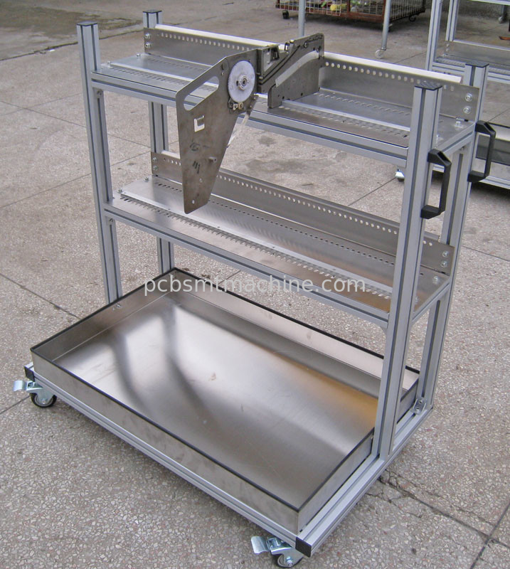 Carro del alimentador de la SERIE del CP del doble capa del artículo (2) (con la CAJA) para las unidades del alimentador de la cinta de la serie de Samsung CP
