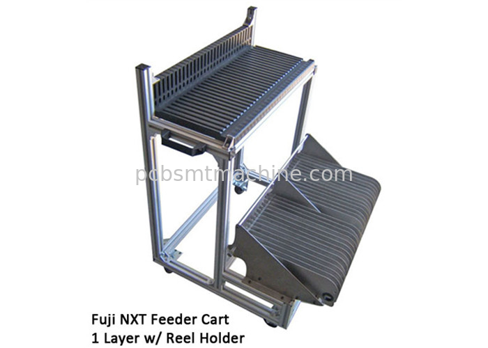 Carro de aluminio del alimentador de Fuji NXT de las solas de las capas 45 ranuras resistentes del alimentador para el uso del alimentador de la cinta de Fuji NXT