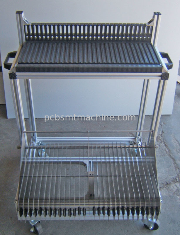 Carro de aluminio del alimentador de Fuji NXT de las solas de las capas 45 ranuras resistentes del alimentador para el uso del alimentador de la cinta de Fuji NXT
