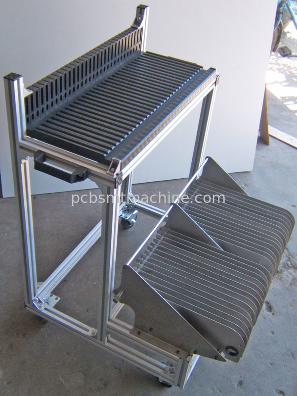 Carro de aluminio del alimentador de Fuji NXT de las solas de las capas 45 ranuras resistentes del alimentador para el uso del alimentador de la cinta de Fuji NXT