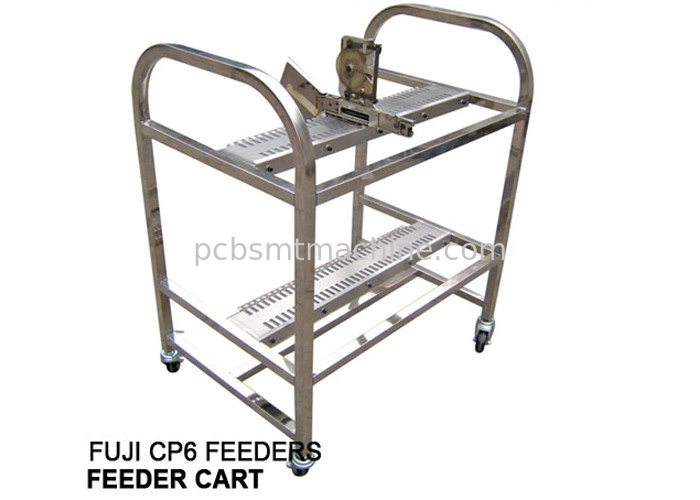 Material de aluminio durable de alta calidad de L880*W600*H1000MM con 2 capas con 40 ranuras cada carro del alimentador de FUJI NXT