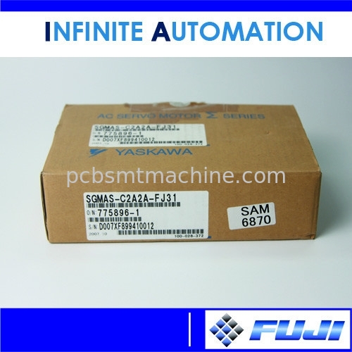 Recambios de la máquina original y nueva de Fuji NXT para Fuji NXT Chip Mounters, SGMAS-C2A2A-FJ31 SAM6870, MOTOR SERVO de la CA