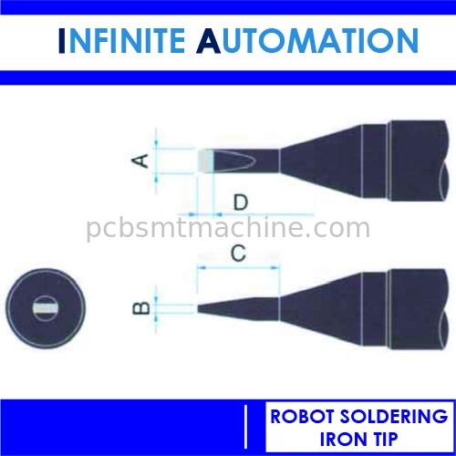 Pedazo fino del soldador de la extremidad de P2D-S P25D-S P3D-S con la estructura cruzada de acero inoxidable