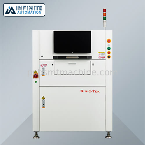 Sinic Tek 3D en la línea máquina automática de SPI en SMT original y usado