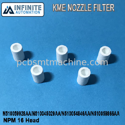 Filtro principal N510059928AA N510045029AA N510054846AA N510059866AA de Panasonic NPM 16 para la máquina de SMT