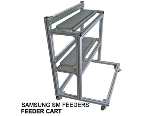 Artículo (2) dos capas, 50 SERIES de Samsung SM de las ranuras del alimentador con el carro del alimentador de la CAJA para las unidades componentes del alimentador de Samsung