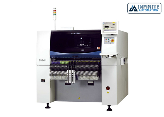 Máquina 42000CPH del lugar de la selección de Samsung SM411 SMT original y usada